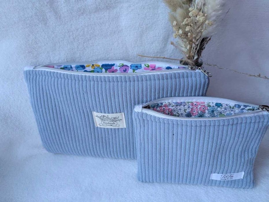 zestaw kosmetyczek handmade