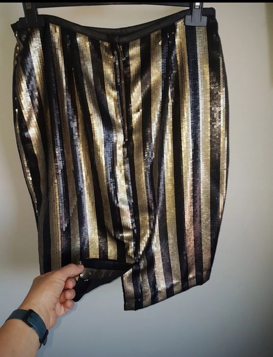 Spódnica cekinowa H&M r 38