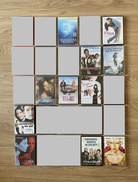 Vários filmes em DVD