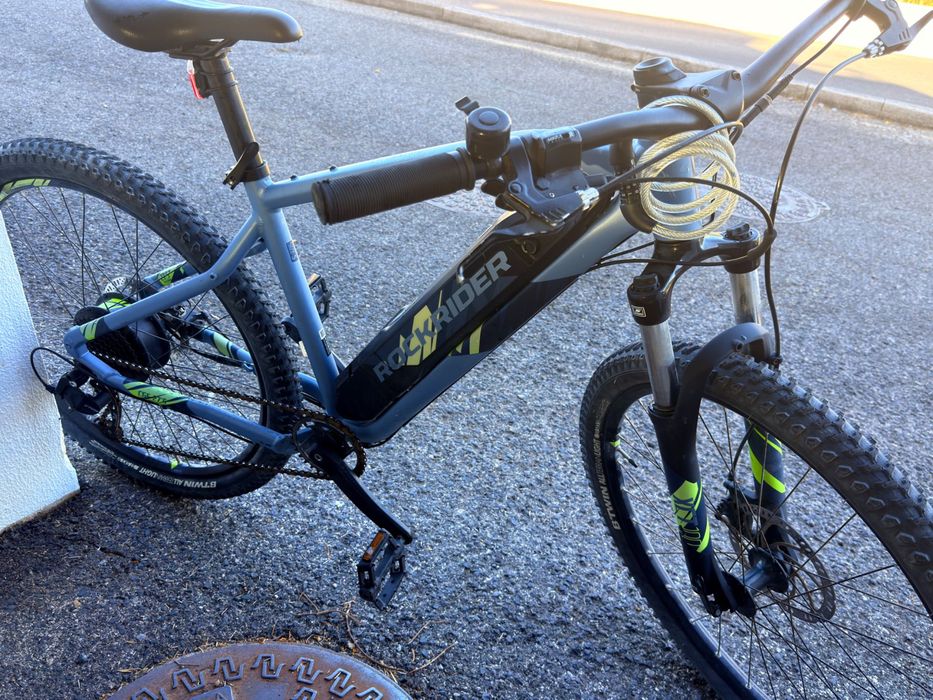 bicicleta eléctrica Rockrider E-ST 100 tamanho S - 321 kms apenas