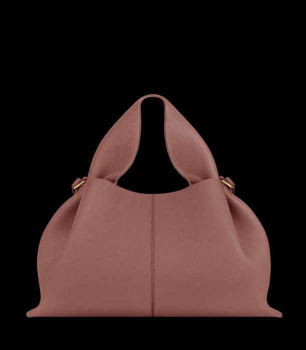 Сумка Polene № 9 Chalk \ Black \ Sandalwood \ Blush