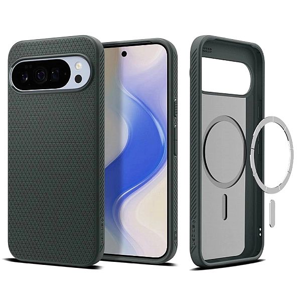 Etui Spigen Liquid Air Mag MagSafe na Google Pixel 10 Pro XL - zielone