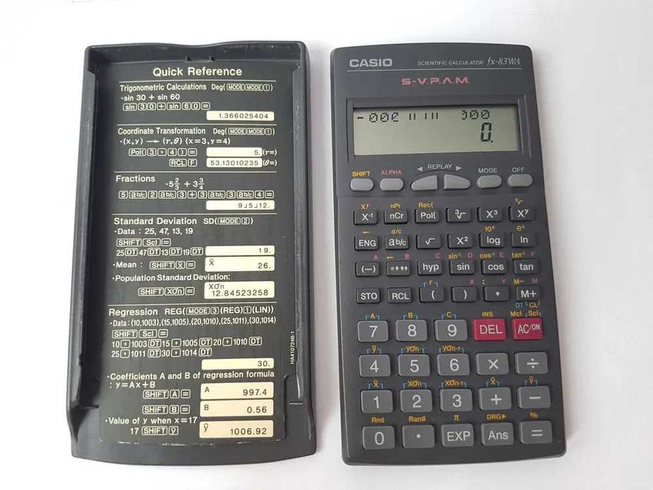 Калькулятор Casio fx-83WA, інженерний, дефект.