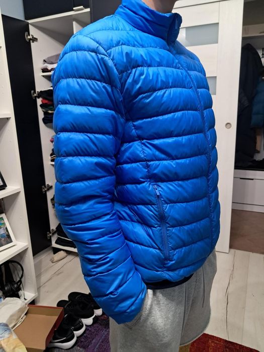Ultralekka kurtka puchowa męska Ultra Light Down Jacket niebieska