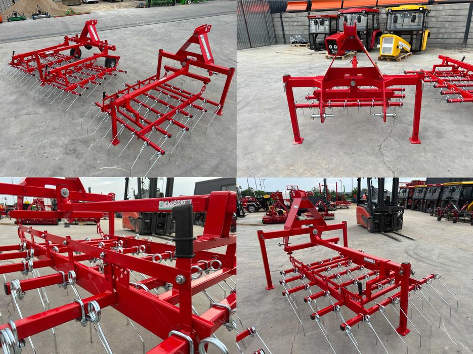 Brona palcowa Chwastownik 3m 4m brona polowa włóka Dexwal metaltechnik