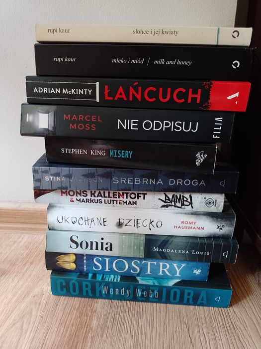 Książki różne Chris Carter Stephen king Harlan coben