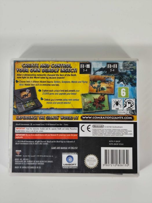 Combat Of Giants - Mutant Insects - Nintendo DS