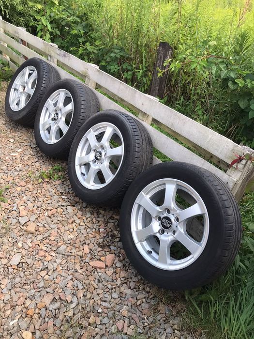 Felgi aluminiowe MSW 16" + opony Michelin 205/55 R16 – komplet 4 szt. | 5x100