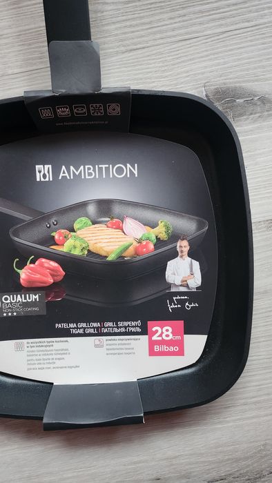 Patelnia grillowa Ambition