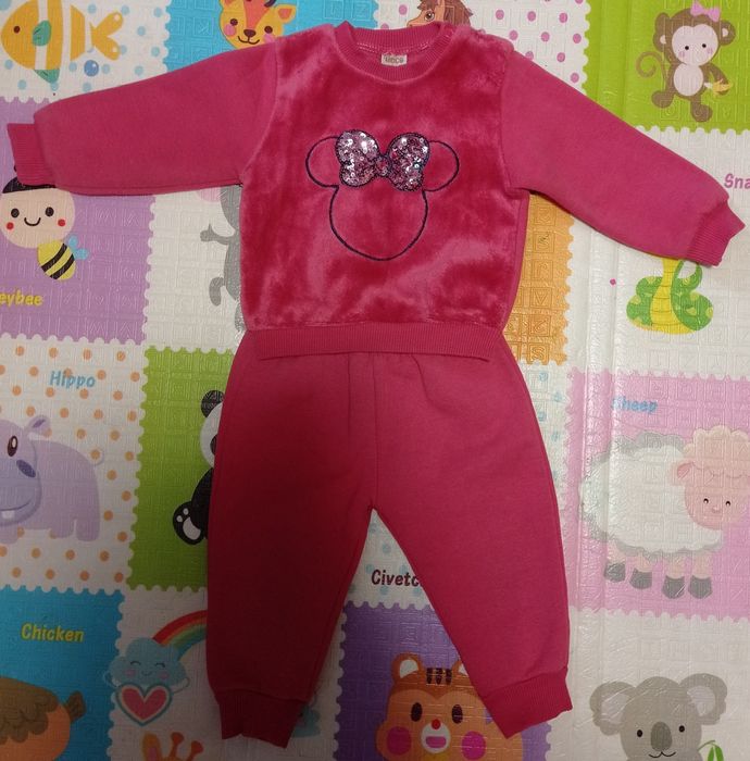 Флісовий костюм для дівчинки 68-74