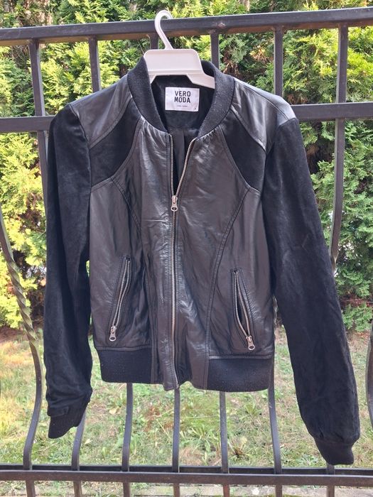 Kurtka skórzana vero moda czarna