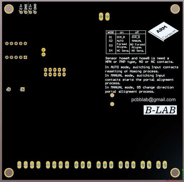 Модуль вирівнювання порталу ЧПУ, 3D принтера (CNC board, 3D printer)