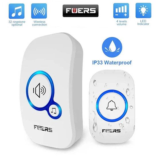 Безпровідний дверний дзвінок – сучасний дизайн, просте підключення!