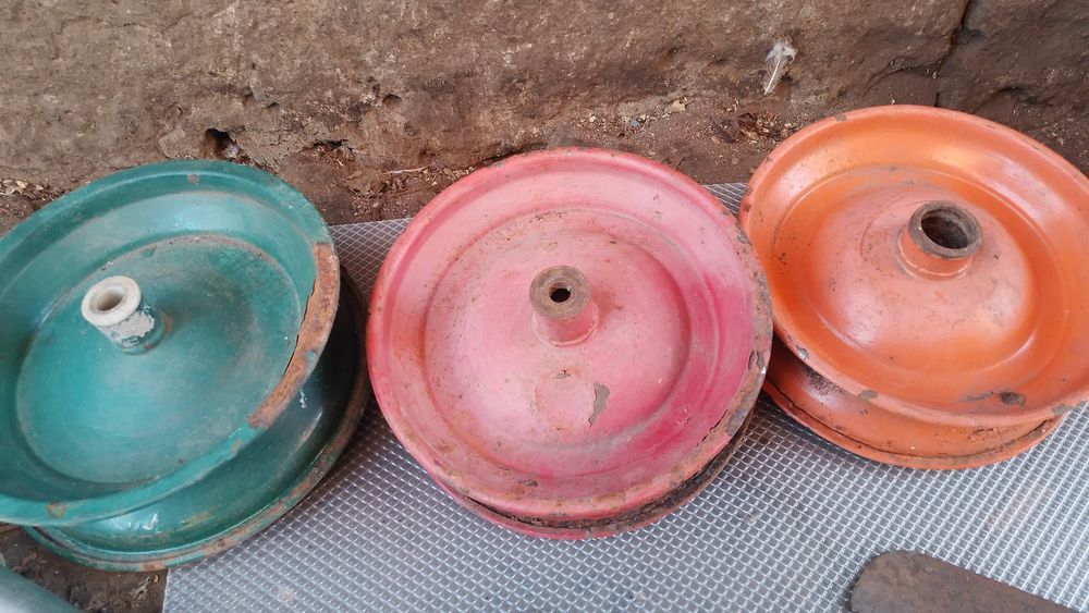 Разный садовый инвентарь ссср диск к садовой тачке