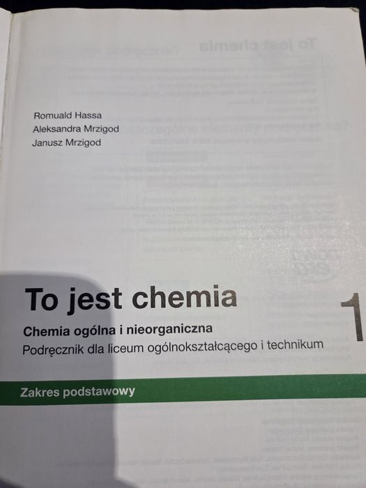 To jest chemia 1