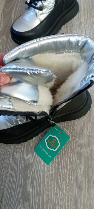 Черевики, чобітки для дівчинки зимові 31 р. 20см., нові