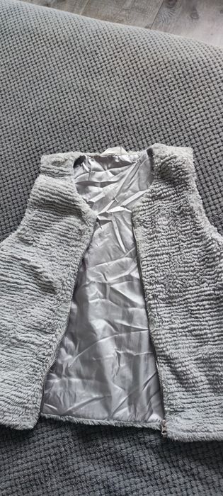 Futrzana kamizelka bezrękawnik Coccodrillo 152 cm