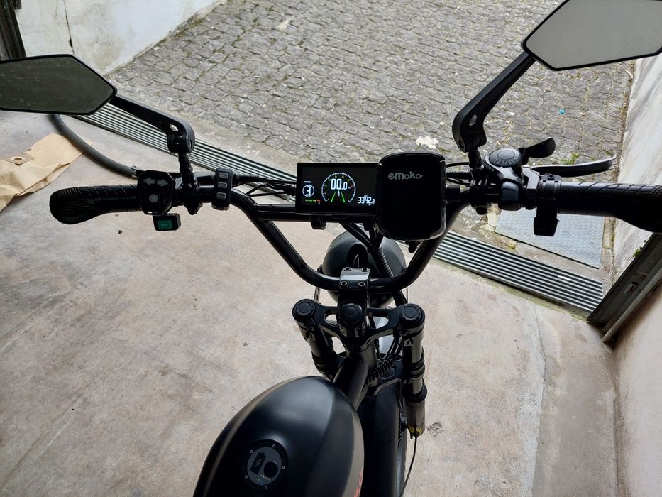 Bicicleta elétrica 1000W  50km/h autonomia 60km