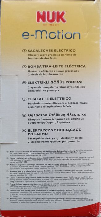 Bomba elétrica de amamentação Nuk