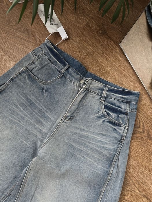 Baggy Balloon Fit Jeans berska Blue Широкі Джинси бершка Голубі Вошед SK8 Y2K Skater Loose Archive Opium Балун Фіт Беггі Бегги Джинсы jaded london