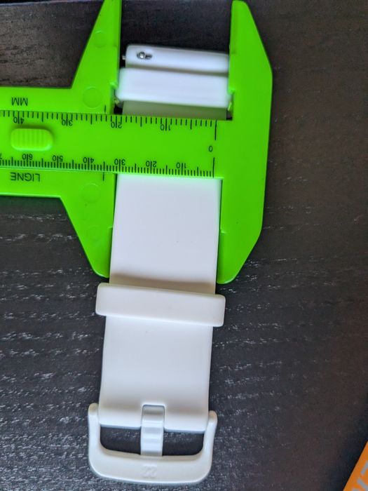 Bracelete branca Garmin 22 mm