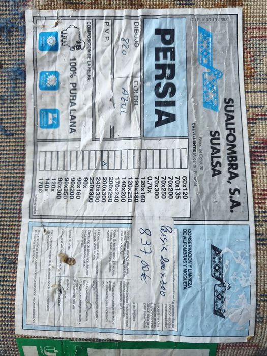 Carpete da Pérsia 2,00x3,00