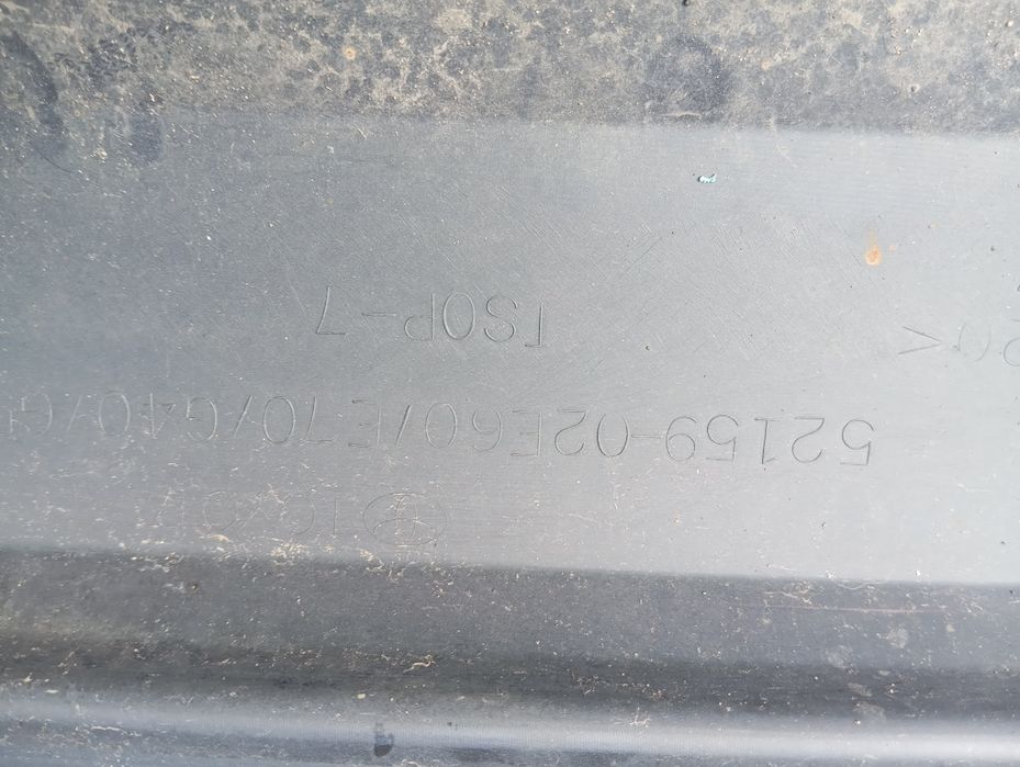 Zderzak tył tylny Toyota Corolla E21 XII 12 Sedan Oryginał