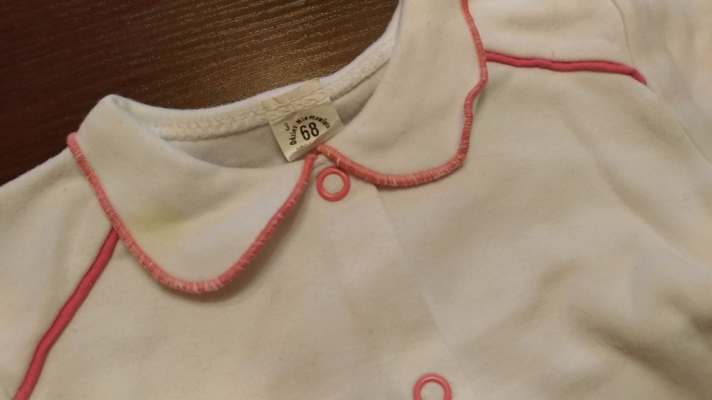 Komplet niemowlęcy dziewczęcy body dres roz 68 62
