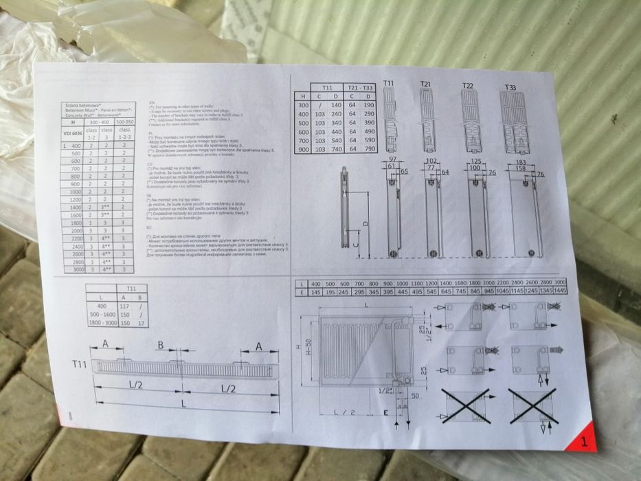 2 kaloryfer  grzejnik