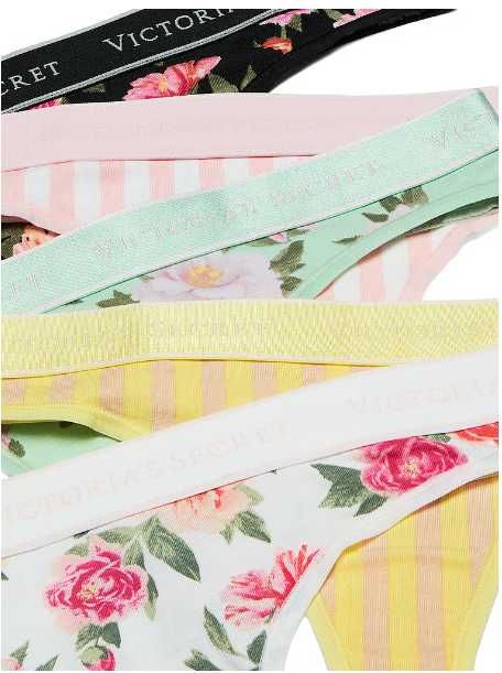 Набір стрінгів Victoria's Secret (5 одиниць в комплекті)_Оригінал