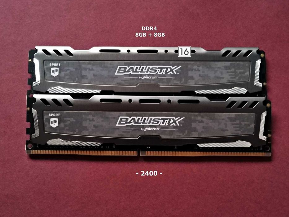DDR4 16GB Micron BaLListiX 2400 -Komputer