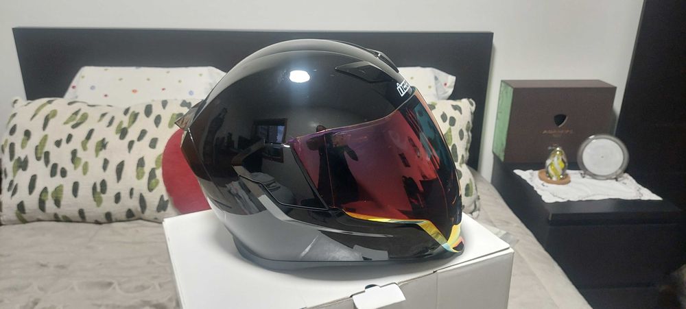 Capacete Icon Airflite Preto Gloss