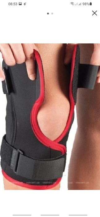 Ортез.  Бандаж. С шарнирами. Коленного сустава Aurafix 104-A