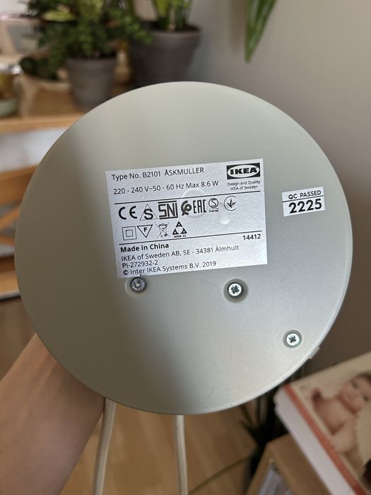 Lampka Askmuller szałwiowa