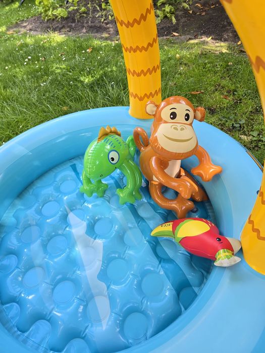Basen z daszkiem INTEX niemowlęcy + mata wodna