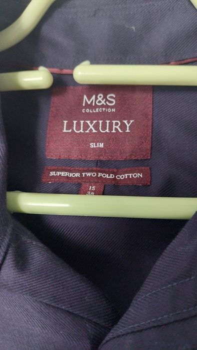 Koszula granat M&S Luxury 15/38