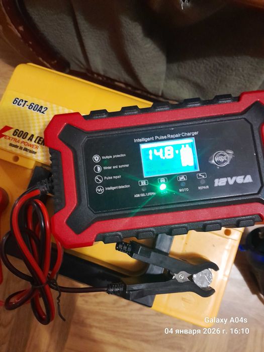 Зарядний пристрій 12V6A для LiFePO4 ,гелієвих та свинцево-кислотних