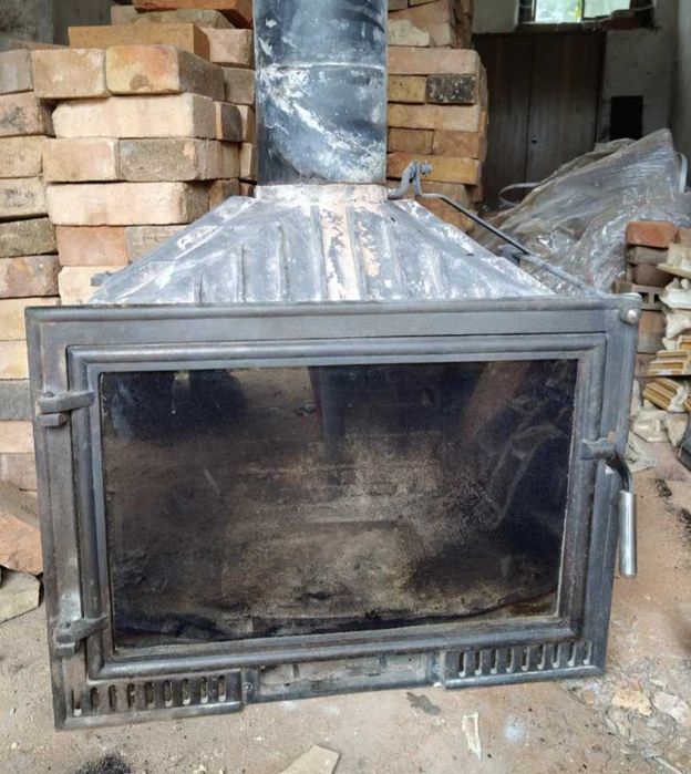 Kominek żeliwny kompletny