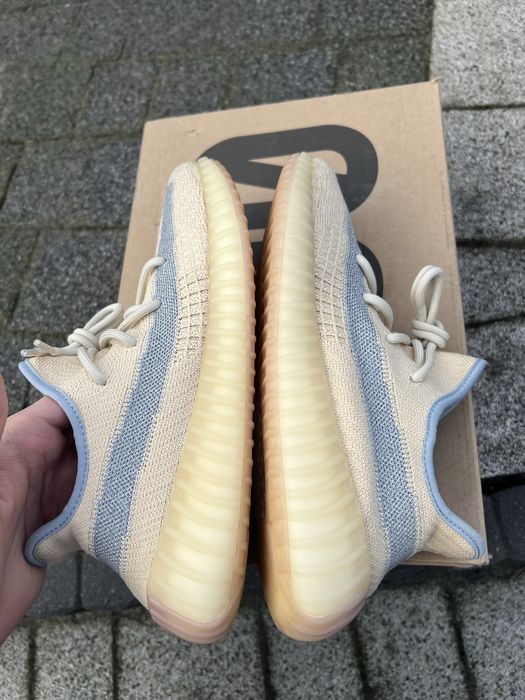 Adidas Yeezy Boost 350 V2 Linen sneakersy niskie beżowe kanye 42