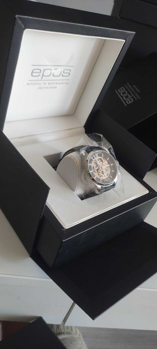 Zegarek męski Epos Passion Skeleton Automatic - 3501.135.20.16.25-Nowy
