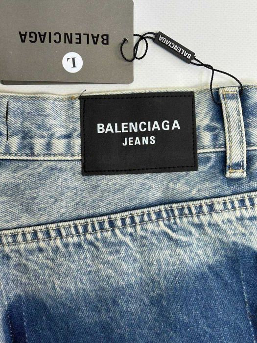 Джинси Balenciaga Cargo faded baggy opium archive синие джинсы M