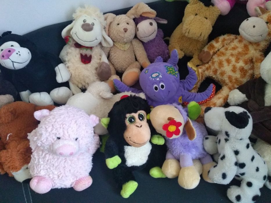 Pluszaki maskotki grzechotki