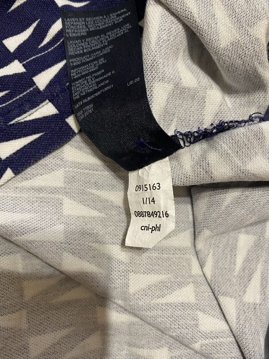 Поло Tommy Hilfiger XL синє з білим принтом