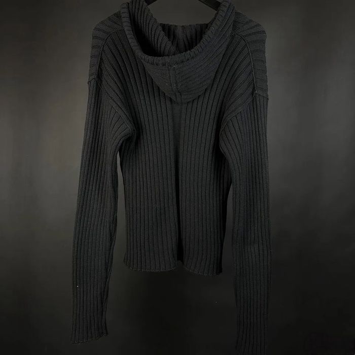 Зип худи Rick Owens SS25 ribbed cotton | opium