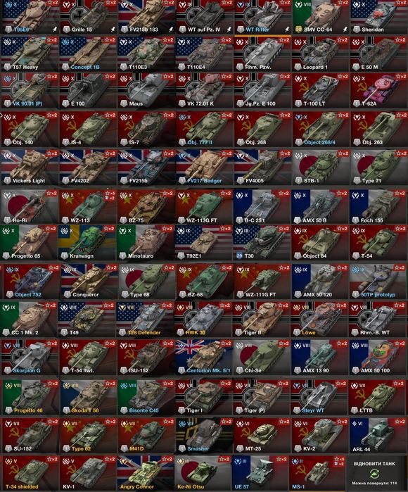 аккаунт WoT blitz, EU сервер