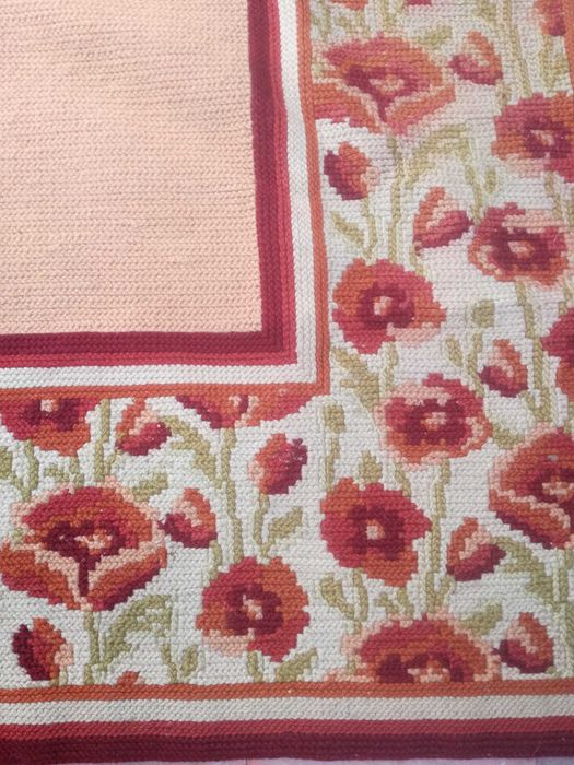 Tapete "Papoilas" (Original) - Arraiolos.