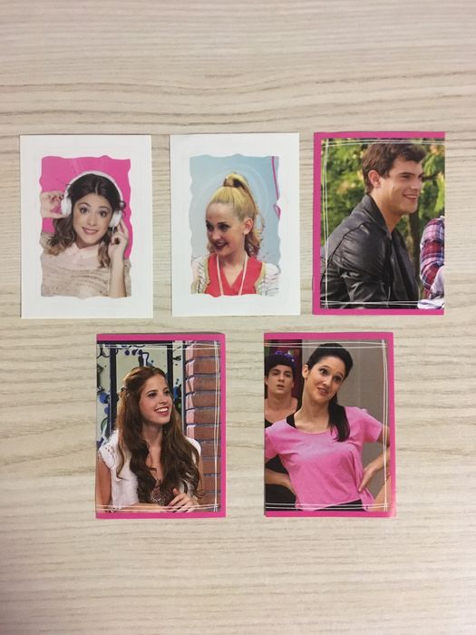 Zestaw 5 naklejek Violetta do albumu/ Disney/ Panini