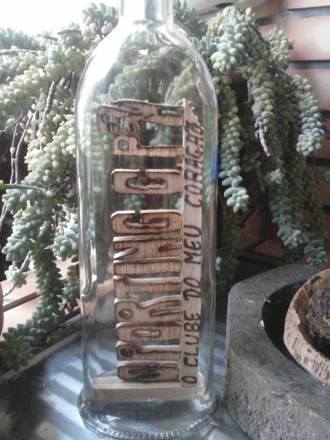 Artesanato - garrafas decorativas