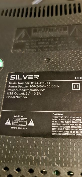 Televisão Silver 43 pol