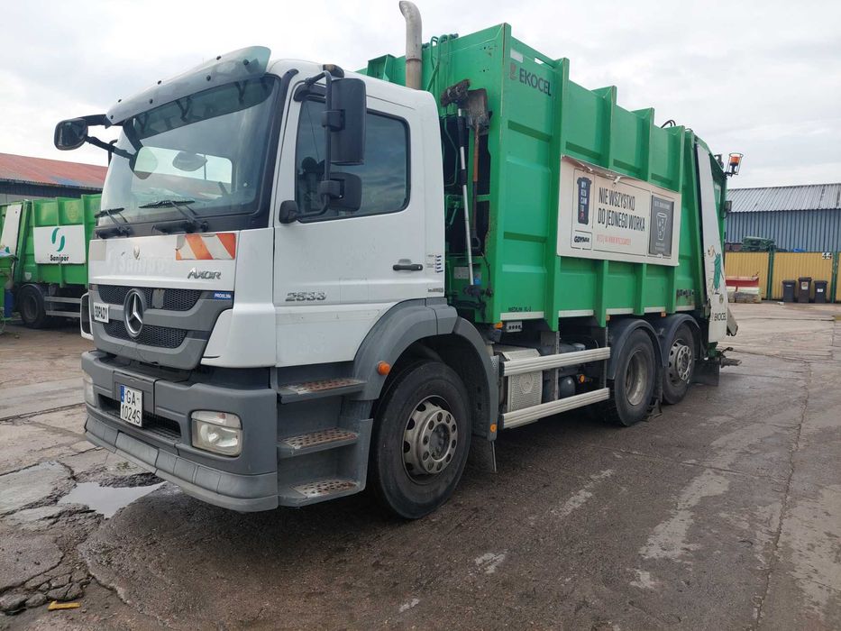 Śmieciarka MERCEDES BENZ AXOR  EKOCEL Medium XL-S wrzutnik SK350